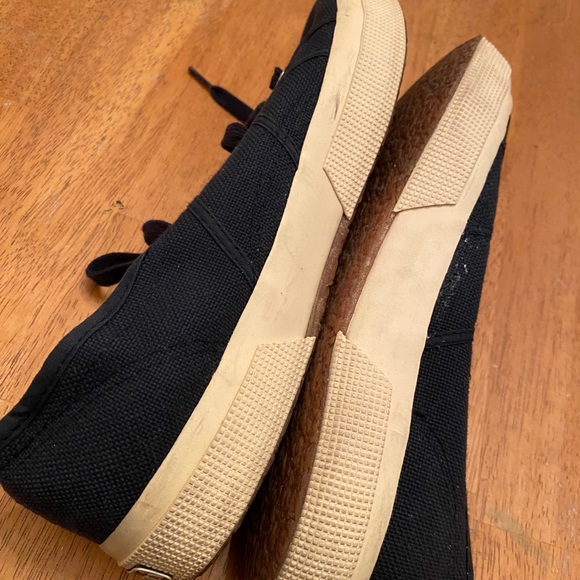 Superga navy & white canvas sneakers EU 40 US 9 - Picture 6 of 11